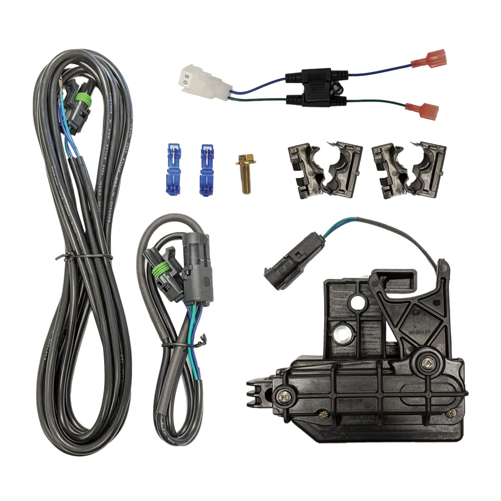 PL8547HD – POPNLOCK LLC Tailgate Lock, Use To Lock Tailgate Automatically Direct Fit Electric Black Injection Molded ...